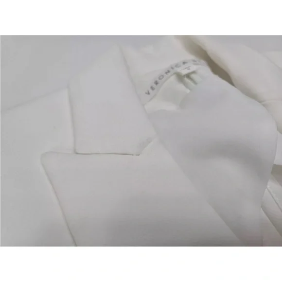 Veronica Beard Scuba Dickey Jacket Blazer White Size 0 Career Womens
